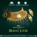 Bridal jewellery creative for Divya Laxmi Jeweller, part of order generation projects focused on driving premium wedding inquiries.