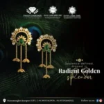 Golden elegance jewellery ad for Divya Laxmi Jeweller, part of successful campaigns by B3 Advertising Agency showcasing premium brand excellence.