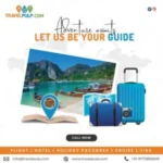 Travel Pulp campaign visual from our creative project portfolio, showcasing adventurous branding for travel enthusiasts and explorers.