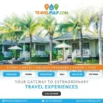 Immersive travel branding visual for Travel Pulp, featured in our design agency projects to capture wanderlust-driven audiences.